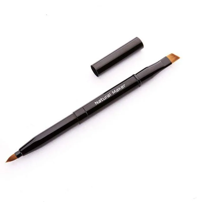 Double head brush (eyebrow brush + lip brush) — view 1