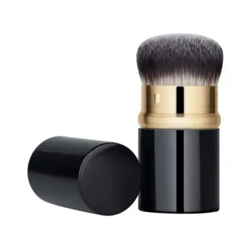 Retractable makeup brush portable