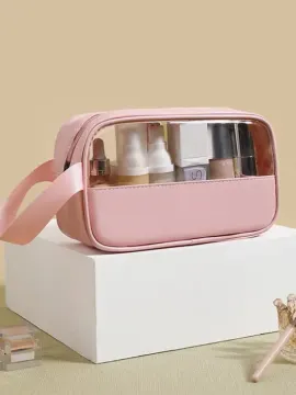 Cosmetic bag with braces