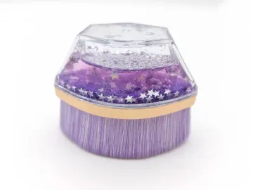 Kabuki body brush glitter inside