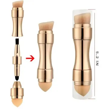 Multifunction makeup brush