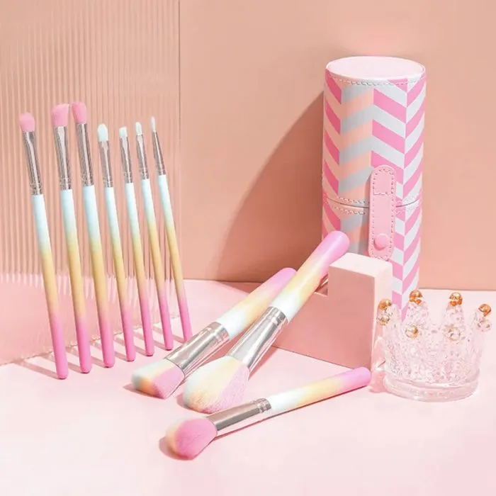 Designed makeup brush set — view 1