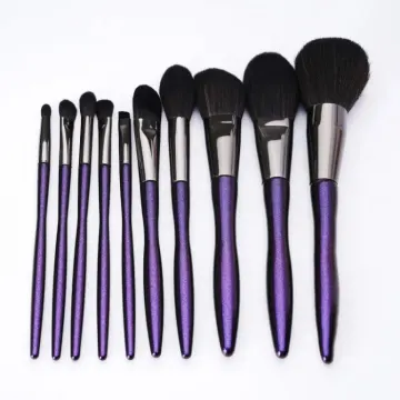 Designed makeup brush set