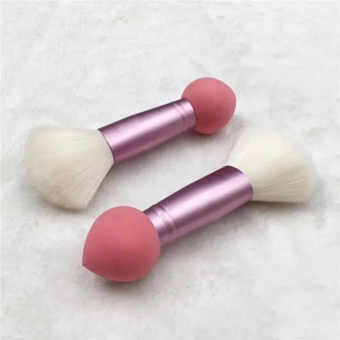 Multi-function dual-ended makeup brush — view 1