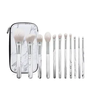 Dense hair designed makeup brush set