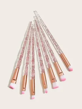Regular shape mix color filling makeup brush set