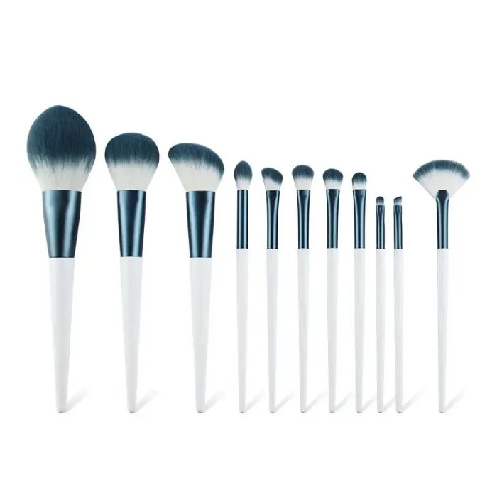 Fancy elegant makeup brush set — view 1