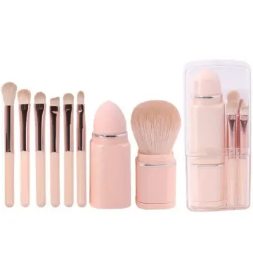 8 in 1 retractable makeup brush