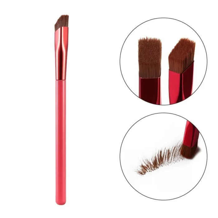 Square ferrule brow individual makeup brush — view 1