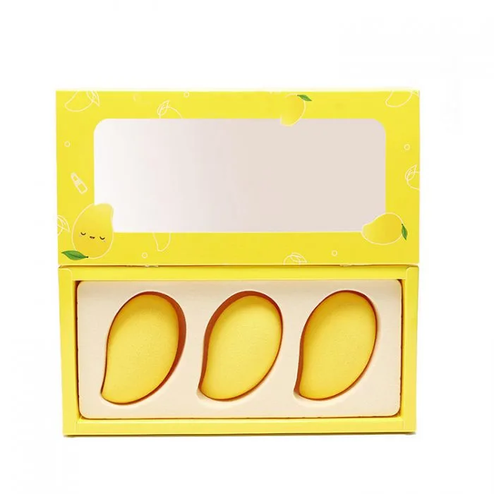 Mango shape makeup puff — view 1