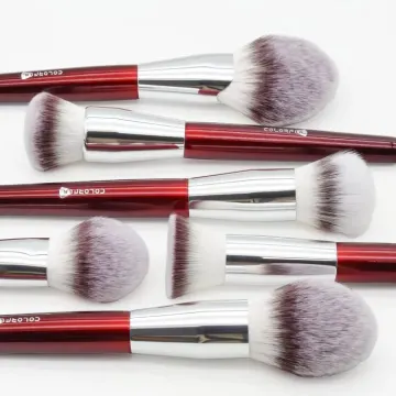 Red wine color makeup palette brush