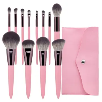 Pink makeup set brush