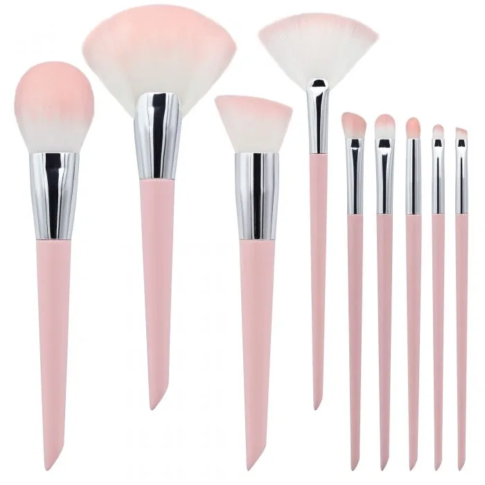 Pink makeup brush — view 1
