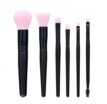 Black powder makeup brush