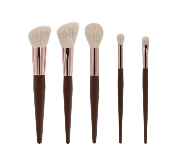 Brown makeup brush — view 1