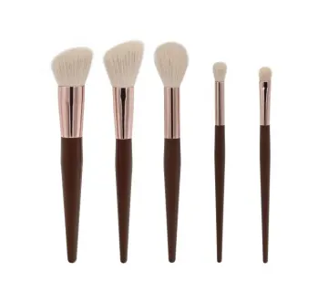 Brown makeup brush