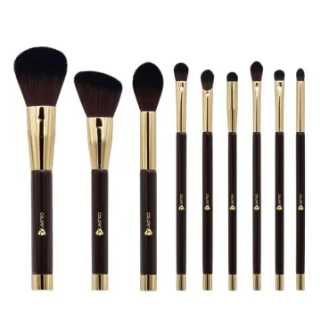 Coffee gold makeup brush