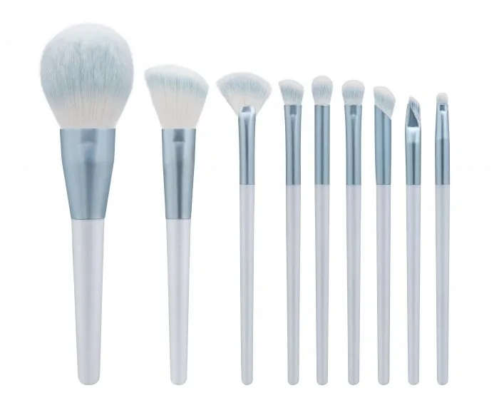 Light blue makeup brush — view 1