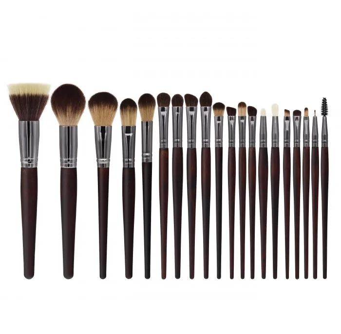 Brown makeup brush — view 1