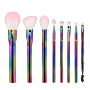 Colorful makeup brush
