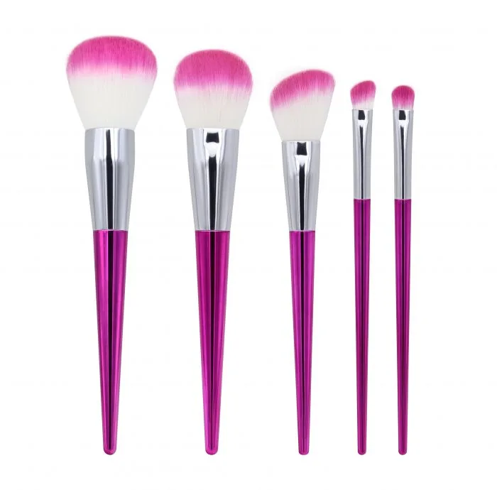 Burgundy makeup brush — view 1