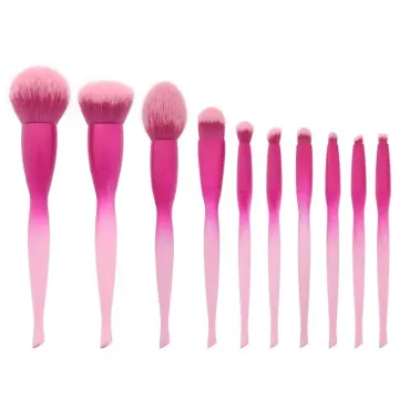 Rose makeup brush