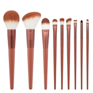 Brown makeup brush