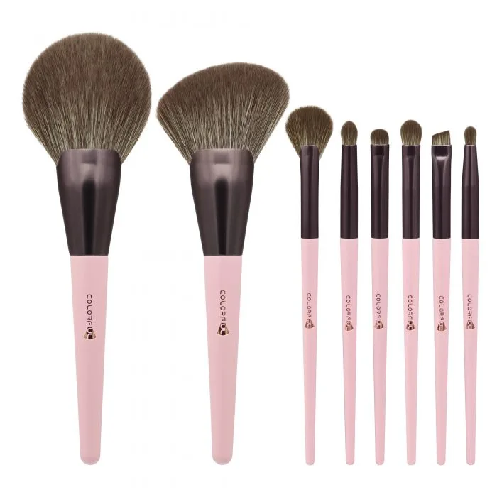 Light powder makeup brush — view 1