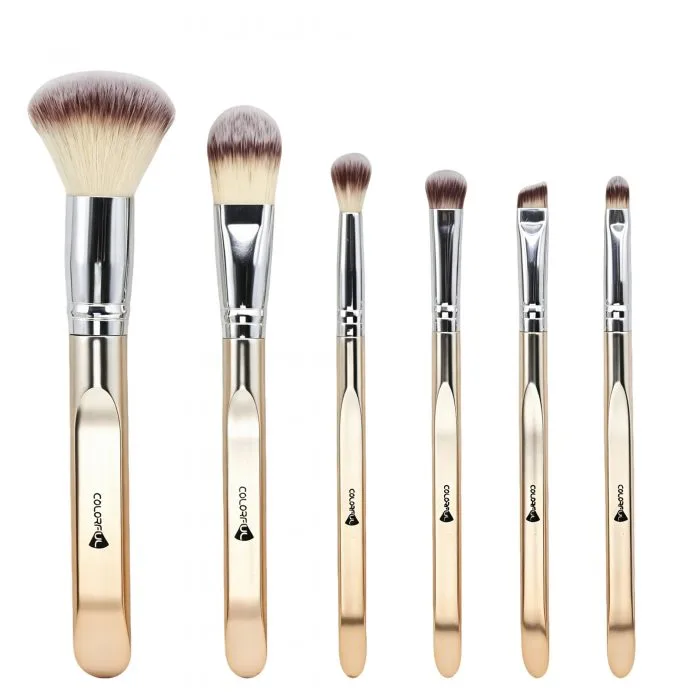 6 pcs makeup brush set — view 1
